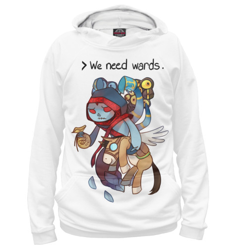 

Худи Print Bar, Белый, Lich Dota2