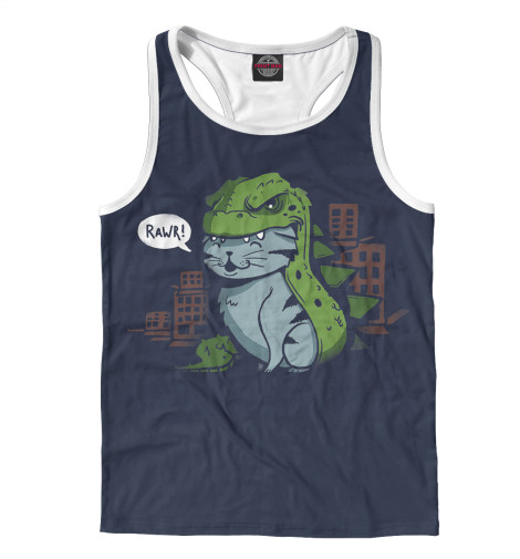 

Майки борцовки Print Bar, Белый, Catzilla