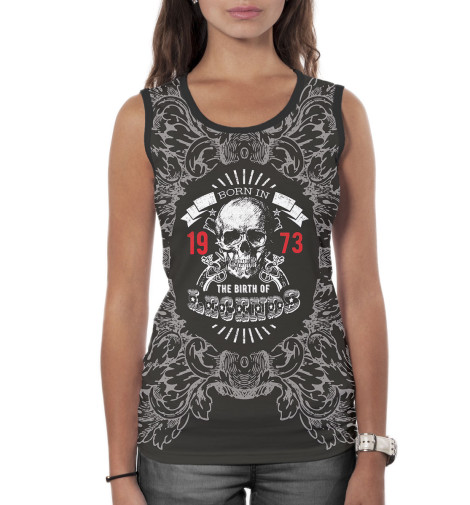 

Майки Print Bar, Белый, Рождение легенд — 1973