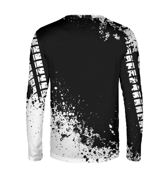 Мужской лонгслив с изображением Chevrolet цвета Белый