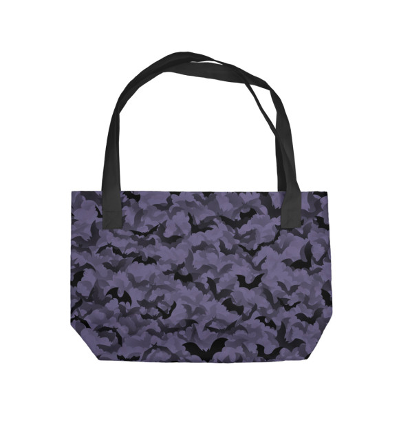 Пляжная сумка с изображением Летучие мыши цвета 