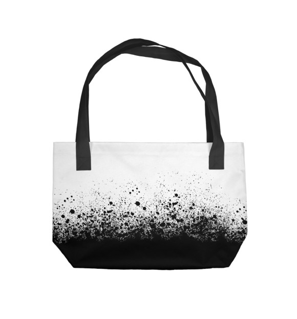 Пляжная сумка с изображением Брызги цвета 