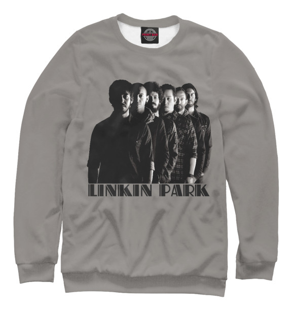 Свитшот для девочек с изображением Linkin Park цвета Белый