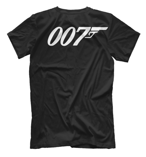 Футболка для мальчиков с изображением Agent 007 цвета Белый