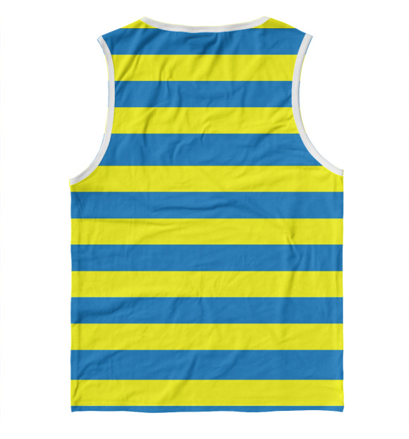 Мужская майка с изображением Полосы цвета Белый