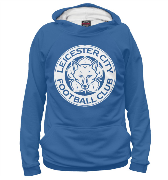 Худи для мальчика с изображением FC Leicester City logo цвета Белый