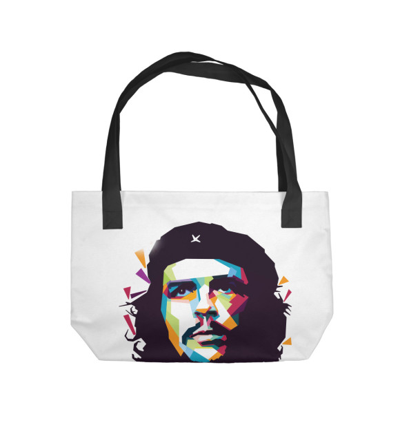 Пляжная сумка с изображением Che Guevara цвета 