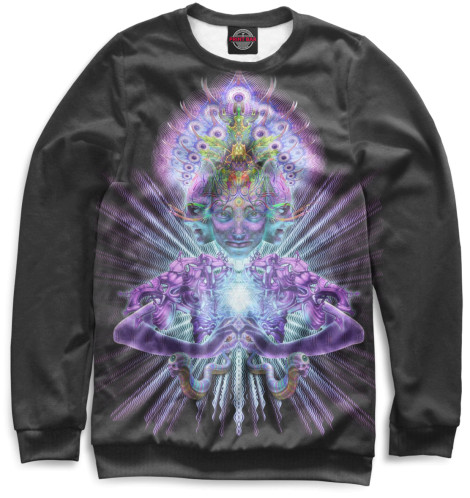 

Свитшоты Print Bar, Белый, Psychedelic