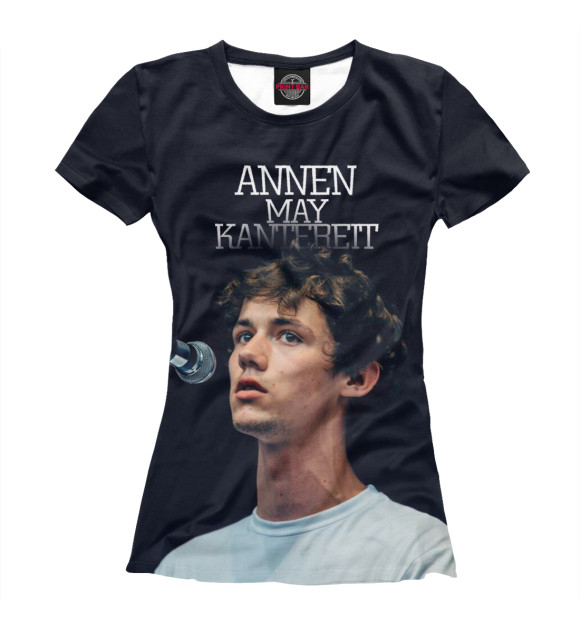 Женская футболка с изображением AnnenMayKantereit/ Henning May (Хеннинг Май цвета Белый