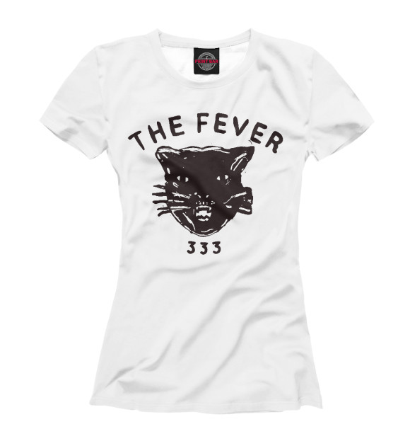 Футболка для девочек с изображением Fever 333 цвета Белый