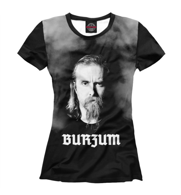 Футболка для девочек с изображением Burzum цвета Белый