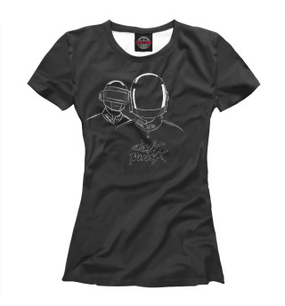 Женская футболка Daft Punk