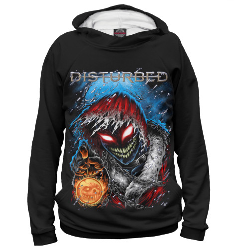 

Худи Print Bar, Белый, Disturbed