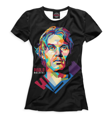 

Футболки Print Bar, Белый, Паоло Мальдини