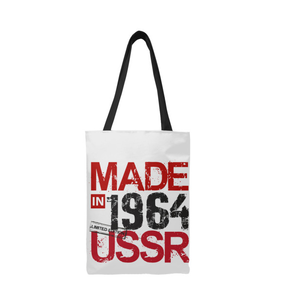 Сумка-шоппер с изображением Made in USSR 1964 цвета 