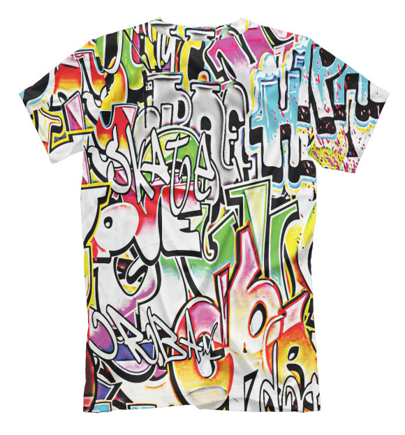 Мужская футболка с изображением Психоделика цвета Белый