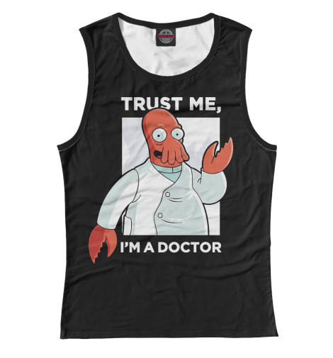 

Майки Print Bar, Белый, Zoidberg