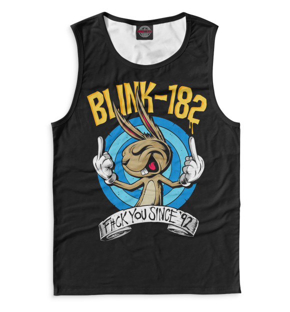 Мужская майка с изображением Blink since 92 цвета Белый