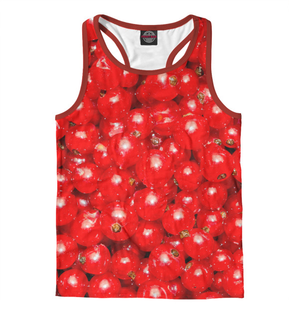 Мужская майка-борцовка с изображением Смородина цвета Белый