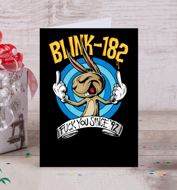 Открытка с изображением Blink since 92 цвета Белый