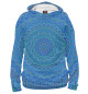 Женское худи Blue Mandala