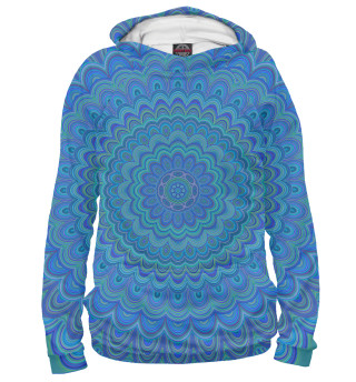 Женское худи Blue Mandala