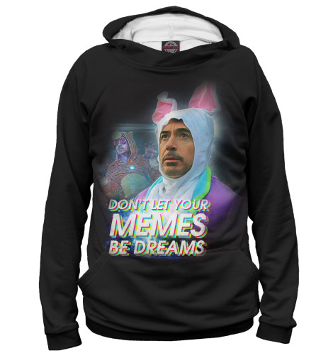 

Худи Print Bar, Белый, Robert Downey Jr