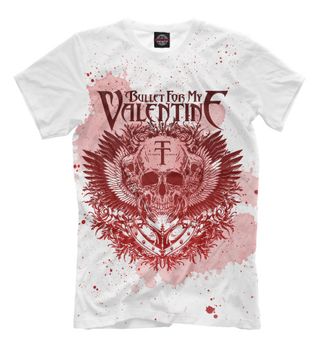 

Футболки Print Bar, Молочно-белый, Bullet For My Valentine