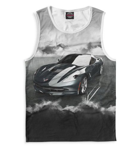 

Майки Print Bar, Белый, Chevrolet Corvette