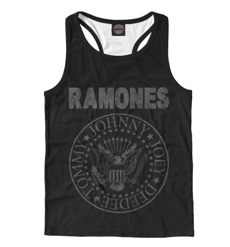 

Майки борцовки Print Bar, Белый, Ramones