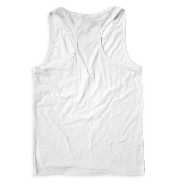 Мужская майка-борцовка с изображением Mаrilyn Manson цвета Белый