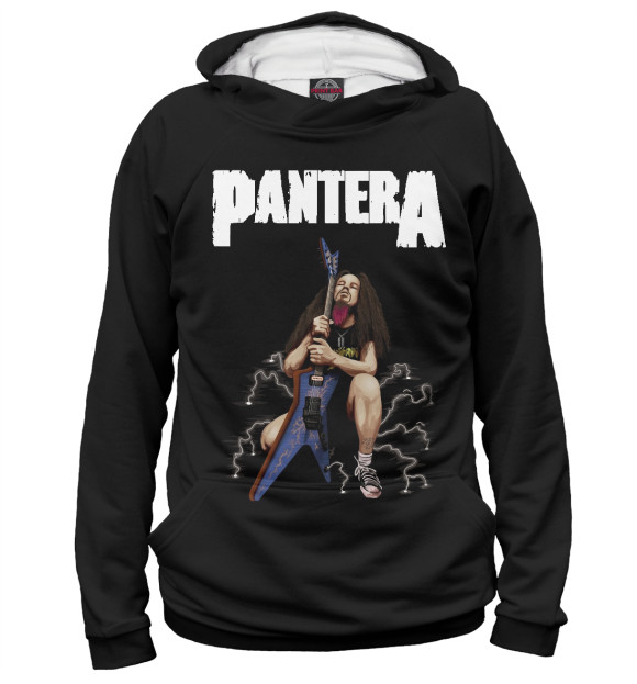 Женское худи с изображением Dimebag Darrell цвета Белый