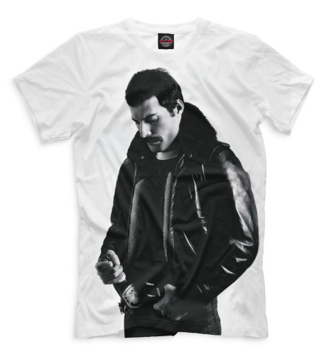 

Футболки Print Bar, Черный, Freddie Mercury