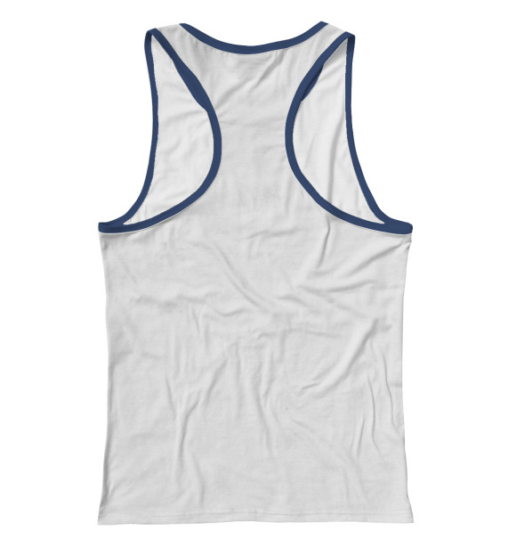 Женская майка-борцовка с изображением Колчак цвета Белый