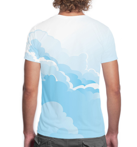 Мужская футболка с изображением Казань цвета Белый