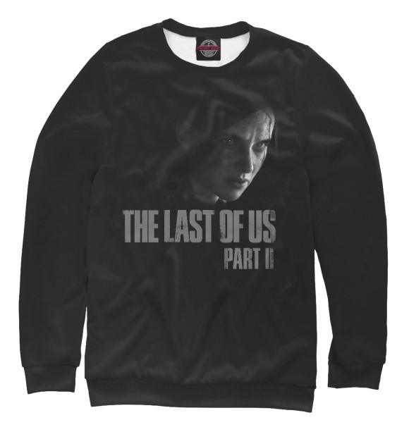 Мужской свитшот с изображением The Last of Us 2 цвета Белый