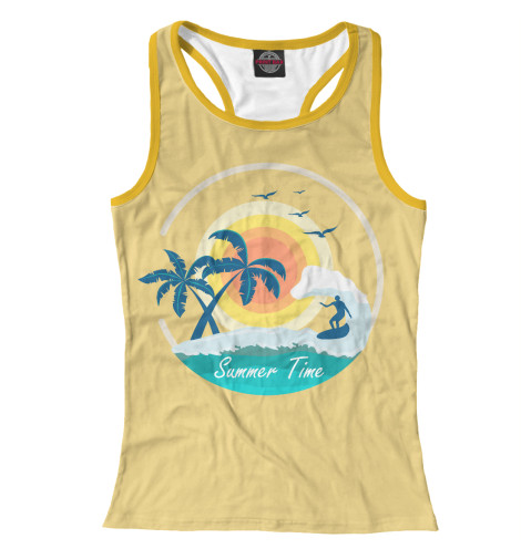 

Майки борцовки Print Bar, Белый, Summer Time