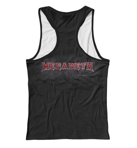

Майки борцовки Print Bar, Белый, Megadeth