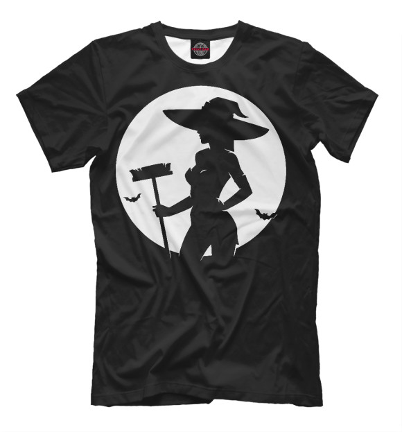 Футболка для мальчиков с изображением Witch цвета Белый
