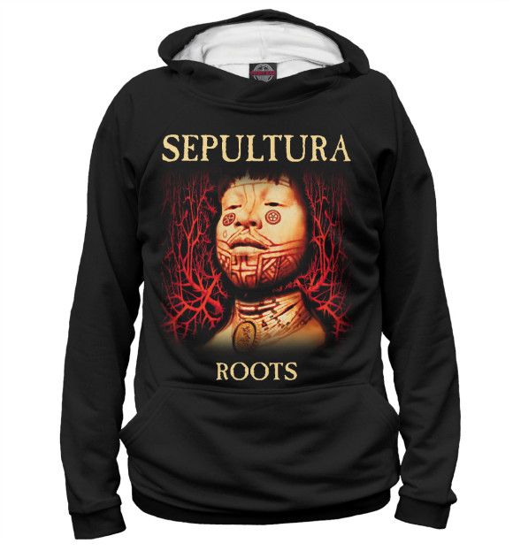 Женское худи с изображением Sepultura цвета Белый