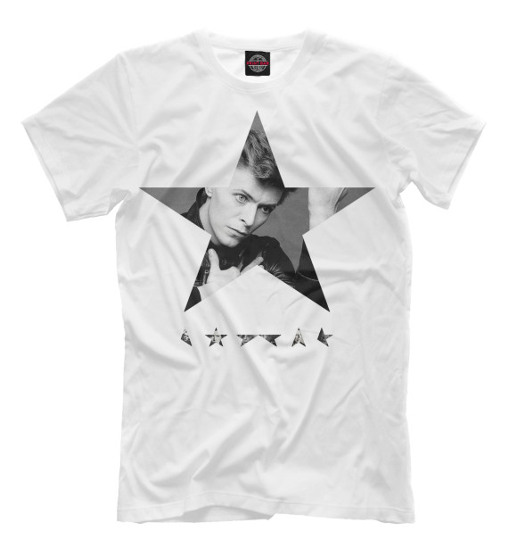 Мужская футболка с изображением Blackstar цвета Молочно-белый