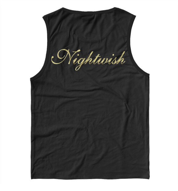 Мужская майка с притом Nightwish цвета Белый Мужская майка с изображением Nightwish цвета Белый