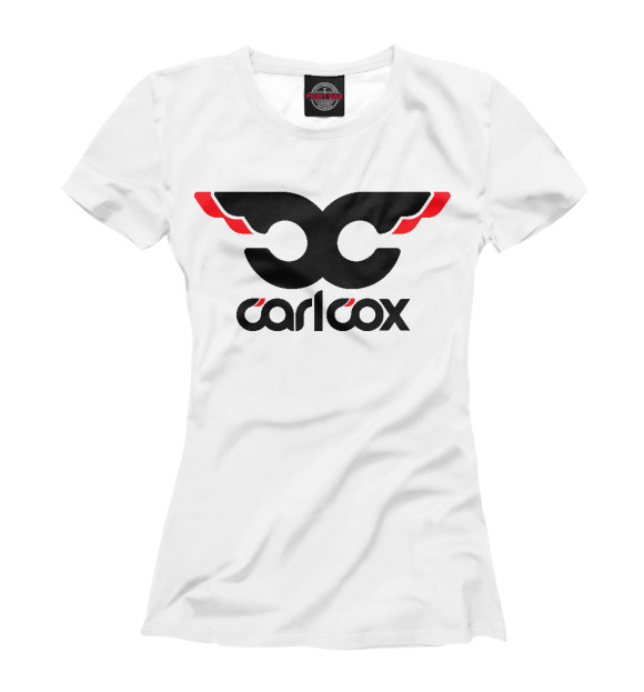 Футболка для девочек с изображением Carl Cox цвета Белый