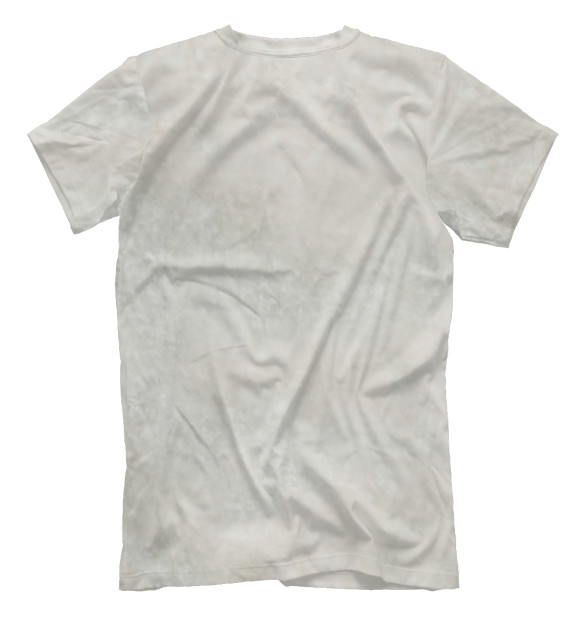 Мужская футболка с изображением Лошадь цвета Белый