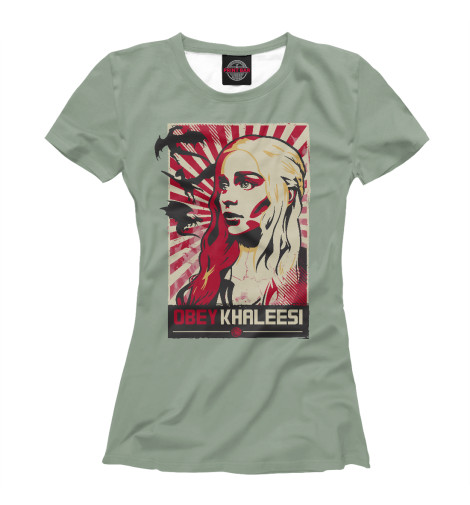 

Футболки Print Bar, Белый, Obey Khaleesi