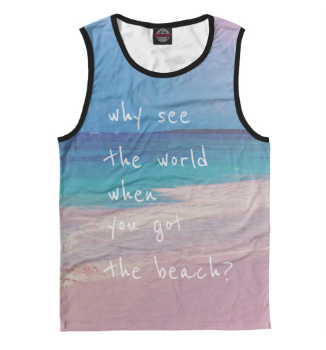 

Майки Print Bar, Белый, Why see