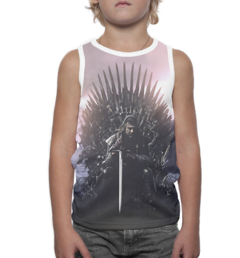 

Майки Print Bar, Белый, Эддард Старк