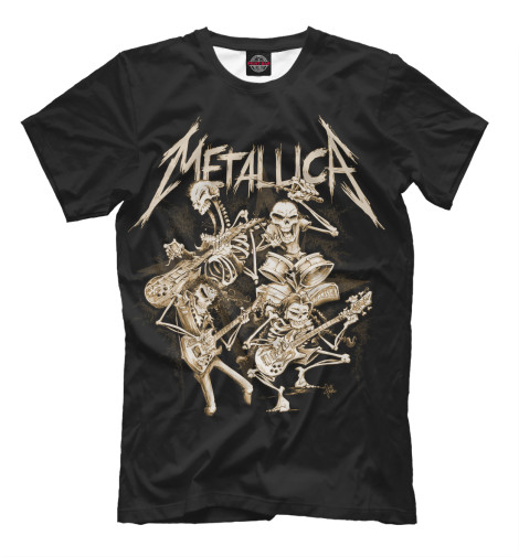 

Футболки Print Bar, Черный, Metallica