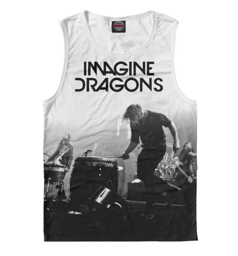 

Майки Print Bar, Белый, Imagine Dragons