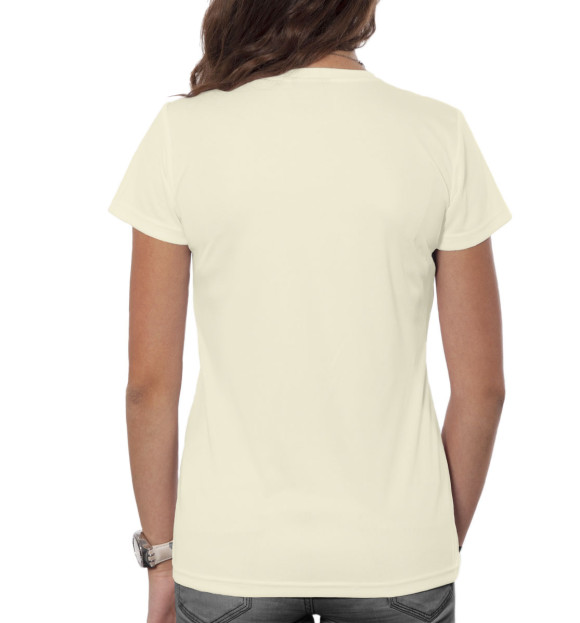 Женская футболка с изображением 9 мая цвета Белый